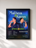 #noir Tableau de l'album Matheus e Kauan - Atualizadas de Matheus & Kauan, cadre noir, imprimé et encadré en France