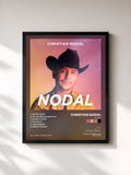 #noir Tableau de l'album Nodal de Christian Nodal, cadre noir, imprimé et encadré en France