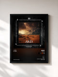 #noir Tableau de l'album Ares EP de Iggy, cadre noir, imprimé et encadré en France
