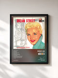 #noir Tableau de l'album Dream Street de Peggy Lee, cadre noir, imprimé et encadré en France