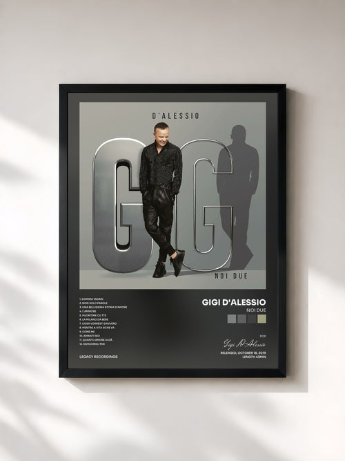 Gigi D'Alessio · Noi due — Affiche encadrée