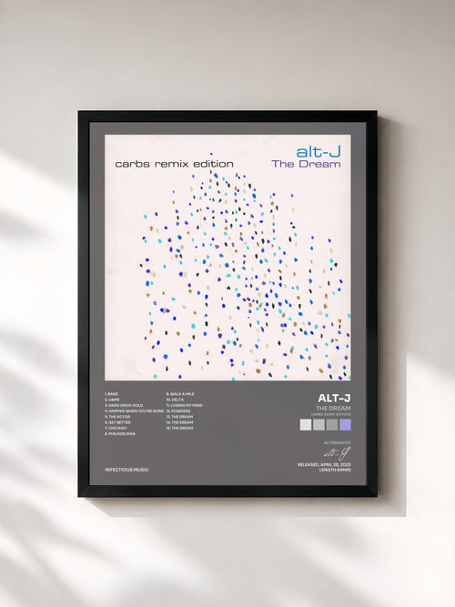 alt-J · The Dream (CARBS Remix Edition) — Gerahmter Kunstdruck