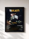 #noir 10 Kilates (Con Norteño) von El Fantasma als gerahmter Kunstdruck, schwarzer Rahmen, gedruckt und gerahmt in Frankreich