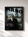 #noir Tableau de l'album Jus de box de Arno, cadre noir, imprimé et encadré en France