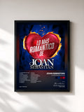 #noir Tableau de l'album Lo Más Romántico De de Joan Sebastian, cadre noir, imprimé et encadré en France