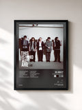 #noir Tableau de l'album This Is Who We Are de Di-rect, cadre noir, imprimé et encadré en France