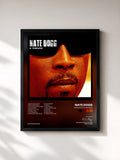 #noir Tableau de l'album Nate Dogg & Friends de Nate Dogg, cadre noir, imprimé et encadré en France