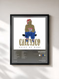 #noir Tableau de l'album Feast of Wire (20th Anniversary Remastered Deluxe Edition) de Calexico, cadre noir, imprimé et encadré en France