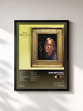 #noir Tableau de l'album Travelogue de Joni Mitchell, cadre noir, imprimé et encadré en France