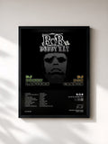 #noir Tableau de l'album B.o.B vs. Bobby Ray de B.o.B, cadre noir, imprimé et encadré en France