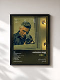 #noir Tableau de l'album Sanz de Alejandro Sanz, cadre noir, imprimé et encadré en France
