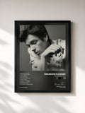#noir Tableau de l'album The Desired Effect de Brandon Flowers, cadre noir, imprimé et encadré en France