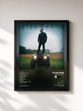 #noir Tableau de l'album Suffer in Peace de Tyler Farr, cadre noir, imprimé et encadré en France