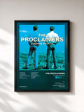 #noir Tableau de l'album Sunshine on Leith de The Proclaimers, cadre noir, imprimé et encadré en France