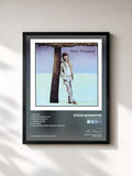 #noir Tableau de l'album Steve Winwood de Steve Winwood, cadre noir, imprimé et encadré en France