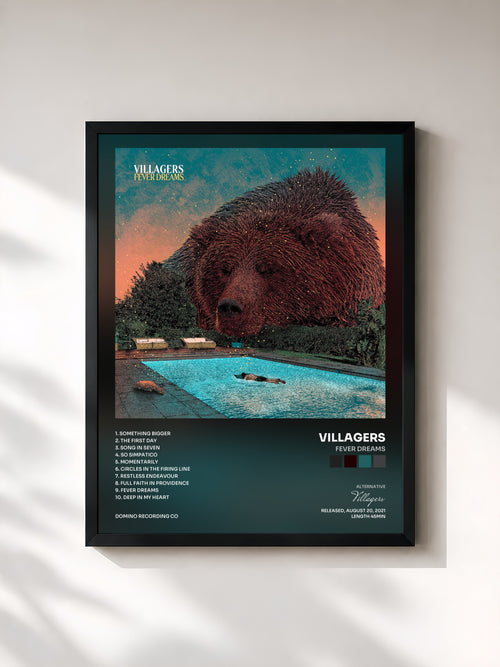 Villagers · Fever Dreams — Affiche encadrée