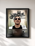 #noir Tableau de l'album Freezy Bumaye 1.0 de Eko Fresh, cadre noir, imprimé et encadré en France