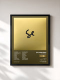 #noir Tableau de l'album Sylvan Esso (10 Year Anniversary Edition) de Sylvan Esso, cadre noir, imprimé et encadré en France