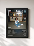 #noir Tableau de l'album HERBERT de Ab-Soul, cadre noir, imprimé et encadré en France