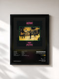 #noir Tableau de l'album Singles Going Steady (2019 Remastered Version) de Buzzcocks, cadre noir, imprimé et encadré en France