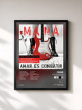 #noir Tableau de l'album Amar es Combatir (Limited Edition CD+DVD) de Maná, cadre noir, imprimé et encadré en France