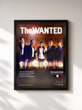 #noir Tableau de l'album Walks Like Rihanna EP de The Wanted, cadre noir, imprimé et encadré en France