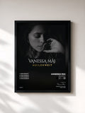 #noir Tableau de l'album Meilenweit de Vanessa Mai, cadre noir, imprimé et encadré en France