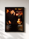 #noir Tableau de l'album Navidades Luis Miguel de Luis Miguel, cadre noir, imprimé et encadré en France