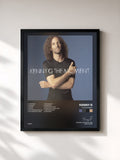#noir Tableau de l'album The Moment de Kenny G, cadre noir, imprimé et encadré en France
