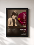 #noir Tableau de l'album Playlist: Gianni Togni de Gianni Togni, cadre noir, imprimé et encadré en France