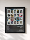 #noir Tableau de l'album Time, Tequila & Therapy de Old Dominion, cadre noir, imprimé et encadré en France