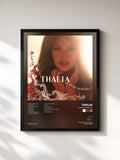 #noir Tableau de l'album El Sexto Sentido de Thalia, cadre noir, imprimé et encadré en France