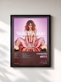 #noir Tableau de l'album Regenbogen de Vanessa Mai, cadre noir, imprimé et encadré en France