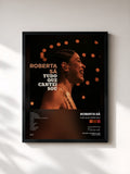 #noir Tableau de l'album Tudo Que Cantei Sou de Roberta Sá, cadre noir, imprimé et encadré en France