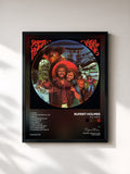 #noir Tableau de l'album Full Circle de Rupert Holmes, cadre noir, imprimé et encadré en France