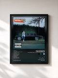 #noir Tableau de l'album The Hardest Way to Make an Easy Living de The Streets, cadre noir, imprimé et encadré en France