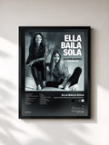 #noir Tableau de l'album Colección definitiva. 25 Aniversario de Ella baila sola, cadre noir, imprimé et encadré en France