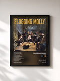 #noir Tableau de l'album Float de Flogging Molly, cadre noir, imprimé et encadré en France