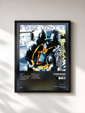 #noir Tableau de l'album Mr. Moonlight de Foreigner, cadre noir, imprimé et encadré en France