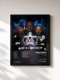 #noir Tableau de l'album Ain't Nothing Sweet de Uncle Murda, cadre noir, imprimé et encadré en France