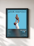 #noir Tableau de l'album Hang on Little Tomato de Pink Martini, cadre noir, imprimé et encadré en France