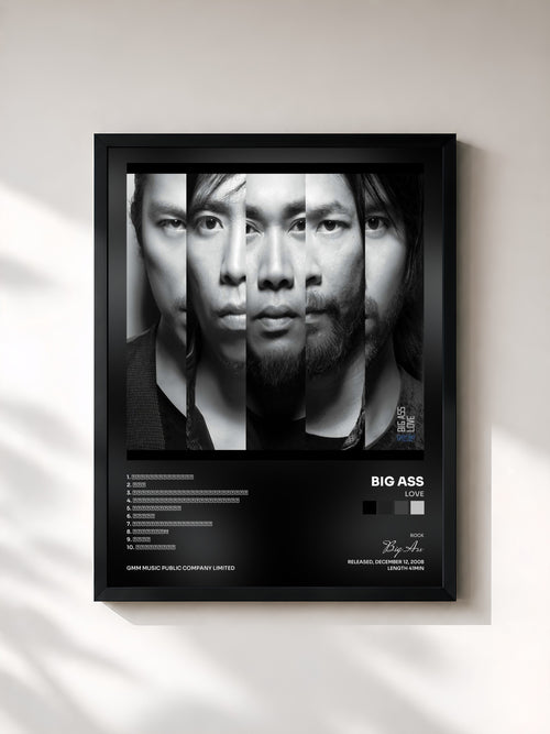 Big Ass · LOVE — Affiche encadrée