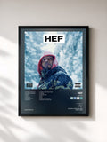 #noir Tableau de l'album Koud de Hef, cadre noir, imprimé et encadré en France