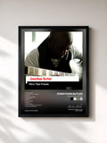 #noir Tableau de l'album More Than Friends de Jonathan Butler, cadre noir, imprimé et encadré en France