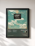 #noir Tableau de l'album Leef! de Van Dik Hout, cadre noir, imprimé et encadré en France