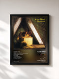 #noir Tableau de l'album Lionheart de Kate Bush, cadre noir, imprimé et encadré en France