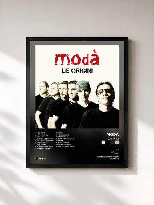 Modà · Le origini — Affiche encadrée