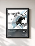 #noir Tableau de l'album Blackout de Dropkick Murphys, cadre noir, imprimé et encadré en France