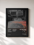 #noir Tableau de l'album The Black Light (Manchester Version) de The Ting Tings, cadre noir, imprimé et encadré en France