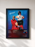 #noir Tableau de l'album Real Power de Gossip, cadre noir, imprimé et encadré en France